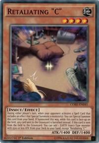 Retaliating "C" CORE-EN045 card from Clash of Rebellions