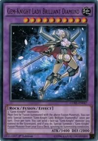 Gem-Knight Lady Brilliant Diamond CORE-EN047 card from Clash of Rebellions