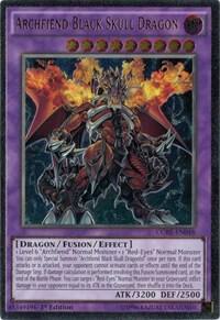 Archfiend Black Skull Dragon (UTR) CORE-EN048 card from Clash of Rebellions