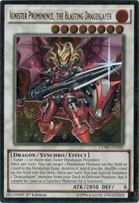 Ignister Prominence, the Blasting Dracoslayer (UTR) CORE-EN050 card from Clash of Rebellions
