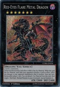 Red-Eyes Flare Metal Dragon CORE-EN054 card from Clash of Rebellions