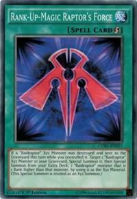 Rank-Up-Magic Raptor's Force CORE-EN057 card from Clash of Rebellions