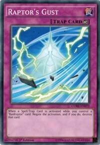Raptor's Gust CORE-EN070 card from Clash of Rebellions