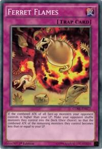 Ferret Flames CORE-EN077 card from Clash of Rebellions