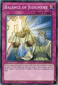 Balance of Judgment CORE-EN078 card from Clash of Rebellions