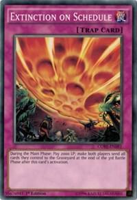 Extinction on Schedule CORE-EN081 card from Clash of Rebellions