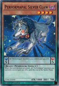 Performapal Silver Claw CORE-EN090 card from Clash of Rebellions
