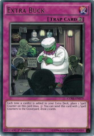 Extra Buck CORE-EN079 card from Clash of Rebellions