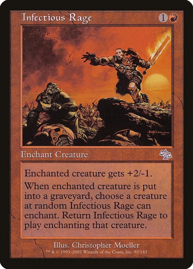 Infectious Rage 92 card from Judgment