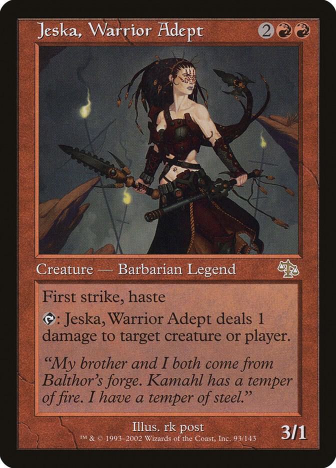 Jeska, Warrior Adept 93 card from Judgment