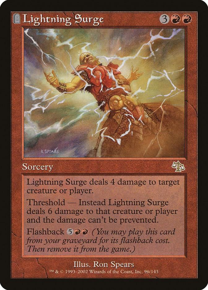 Lightning Surge 96 card from Judgment