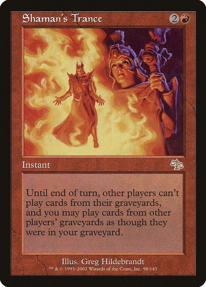 Shaman's Trance 98 card from Judgment