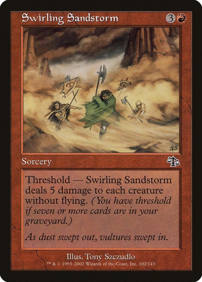 Swirling Sandstorm 102 card from Judgment