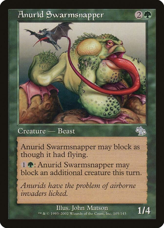 Anurid Swarmsnapper 105 card from Judgment
