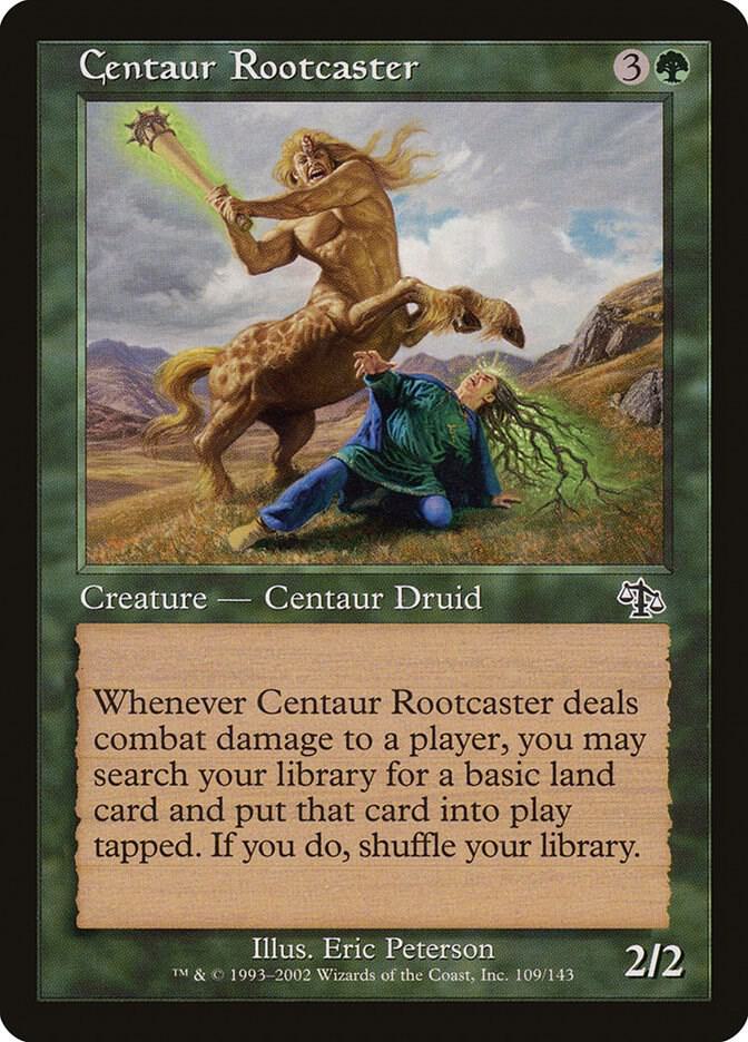 Centaur Rootcaster 109 card from Judgment