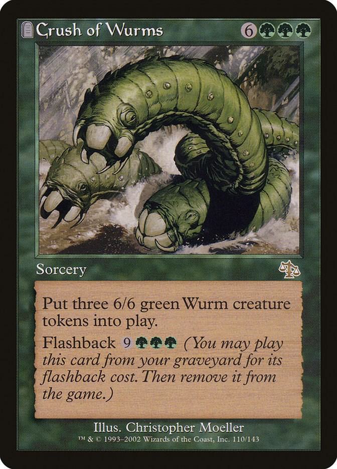 Crush of Wurms 110 card from Judgment