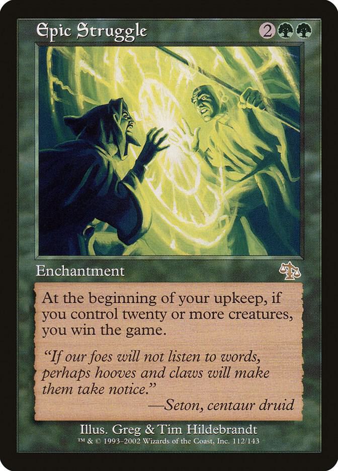 Epic Struggle 112 card from Judgment