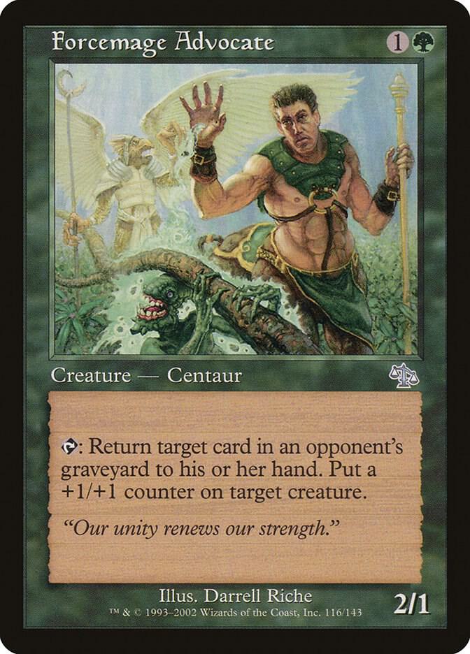 Forcemage Advocate 116 card from Judgment