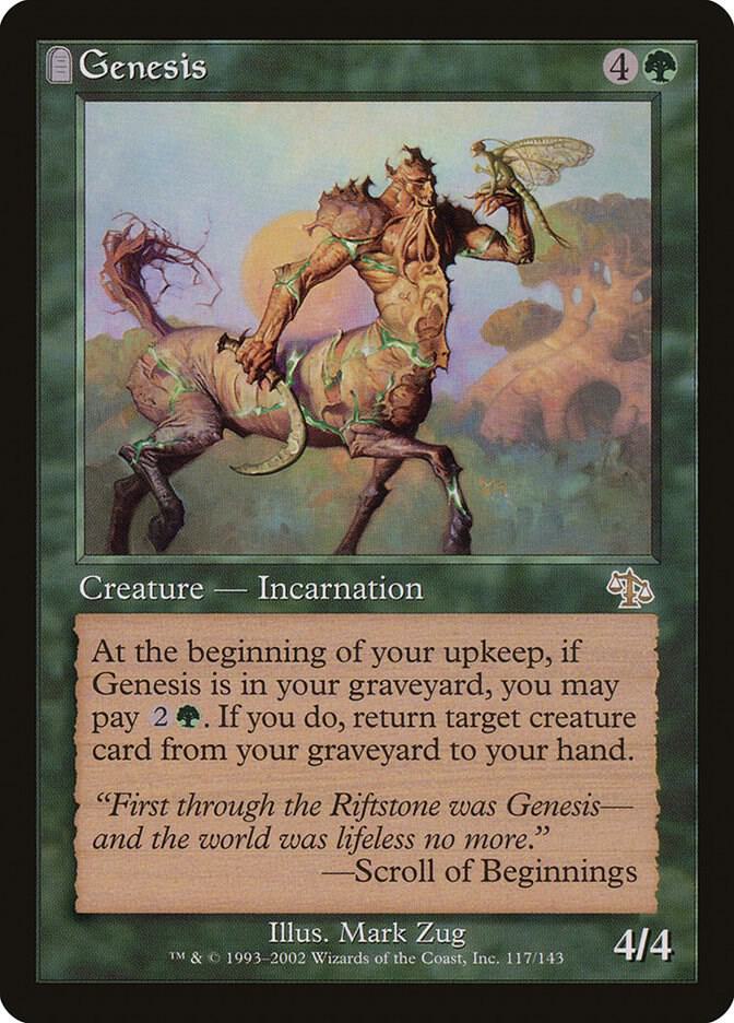 Genesis 117 card from Judgment