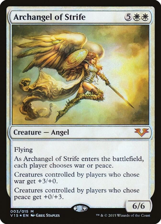 Archangel of Strife 3 card from From the Vault: Angels