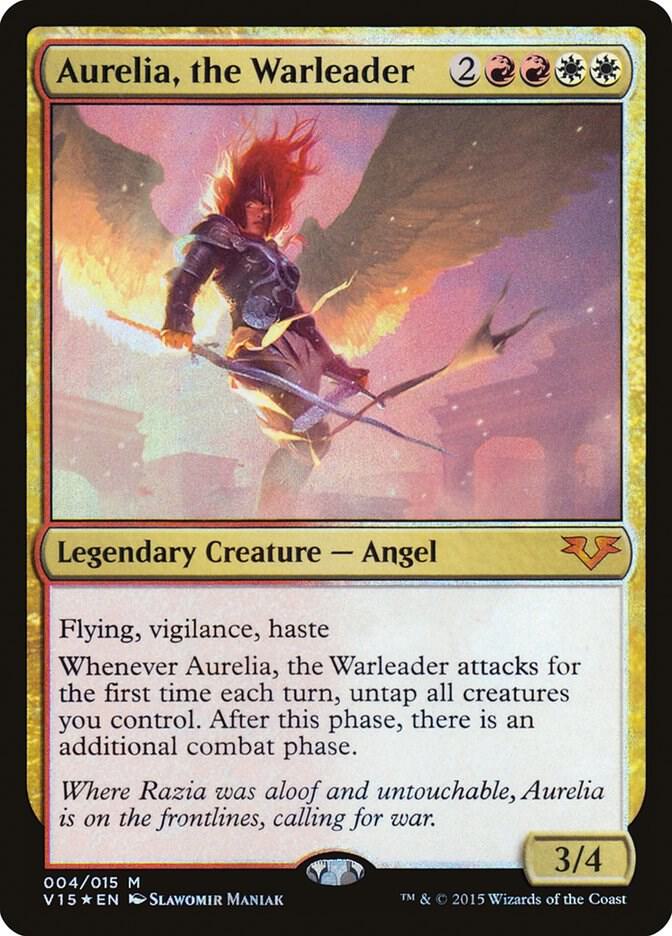 Aurelia, the Warleader 4 card from From the Vault: Angels