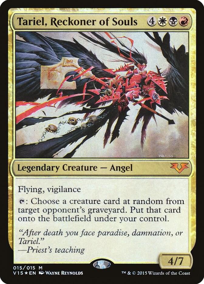 Tariel, Reckoner of Souls 15 card from From the Vault: Angels