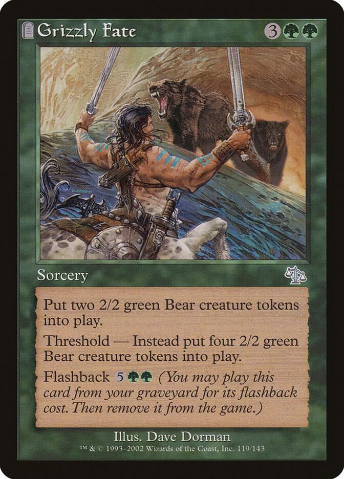 Grizzly Fate 119 card from Judgment