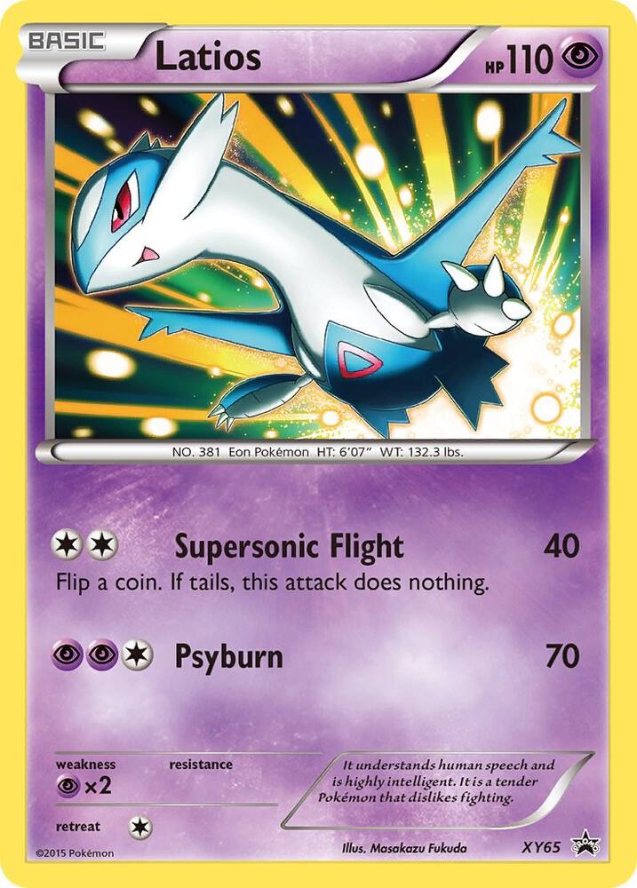Latios XY65 card from XY Promos