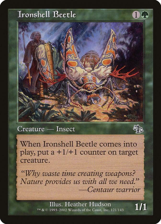 Ironshell Beetle 121 card from Judgment
