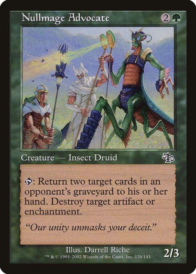 Nullmage Advocate 126 card from Judgment