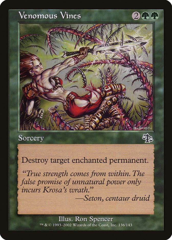 Venomous Vines 136 card from Judgment