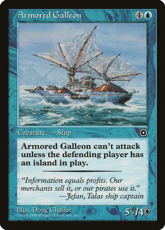 Armored Galleon card from Portal Second Age