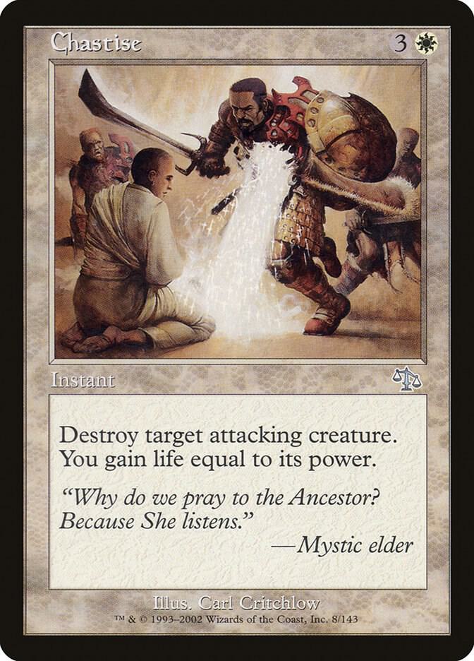 Chastise 8 card from Judgment