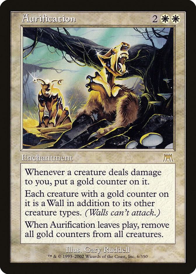 Aurification 6 card from Onslaught