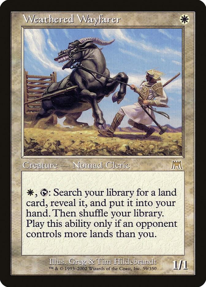 Weathered Wayfarer 59 card from Onslaught