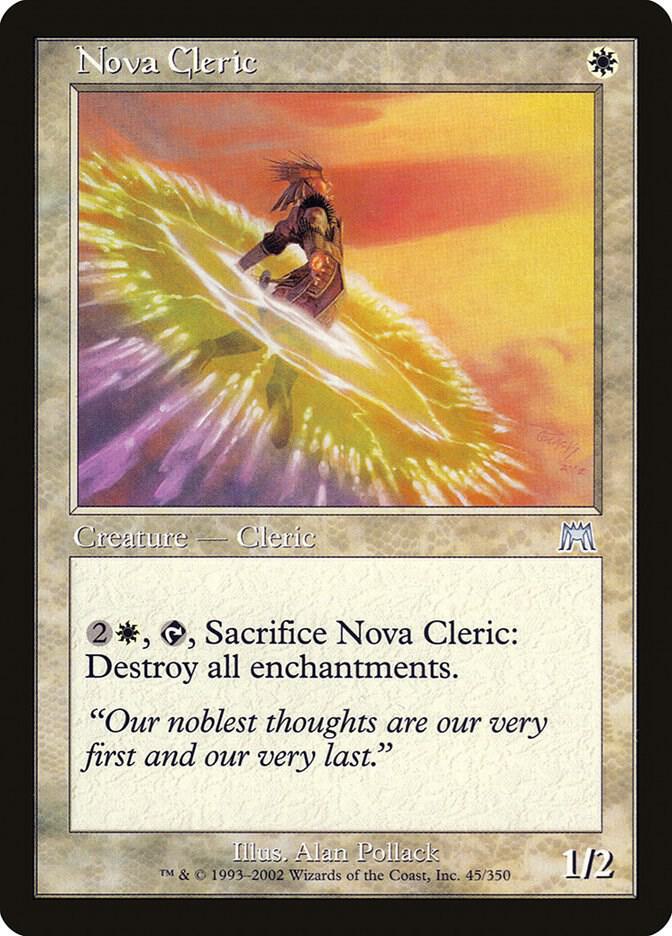 Nova Cleric 45 card from Onslaught
