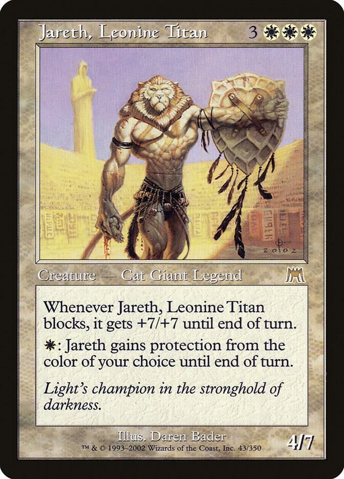 Jareth, Leonine Titan 43 card from Onslaught