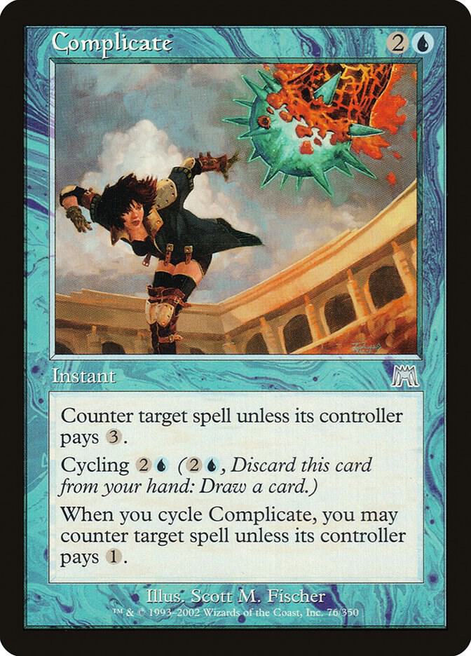 Complicate 76 card from Onslaught
