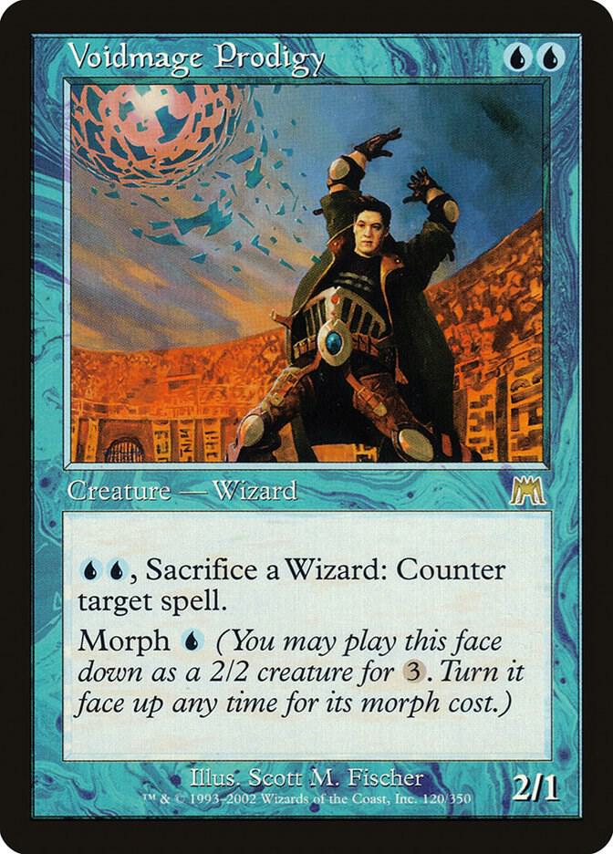 Voidmage Prodigy 120 card from Onslaught