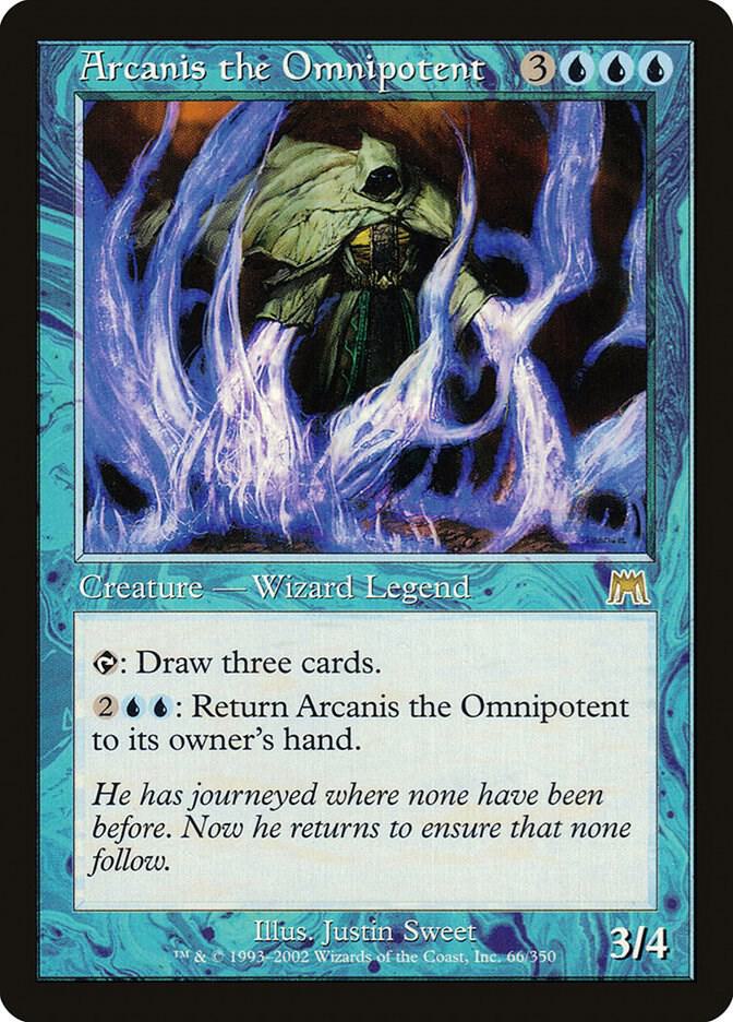 Arcanis the Omnipotent 66 card from Onslaught