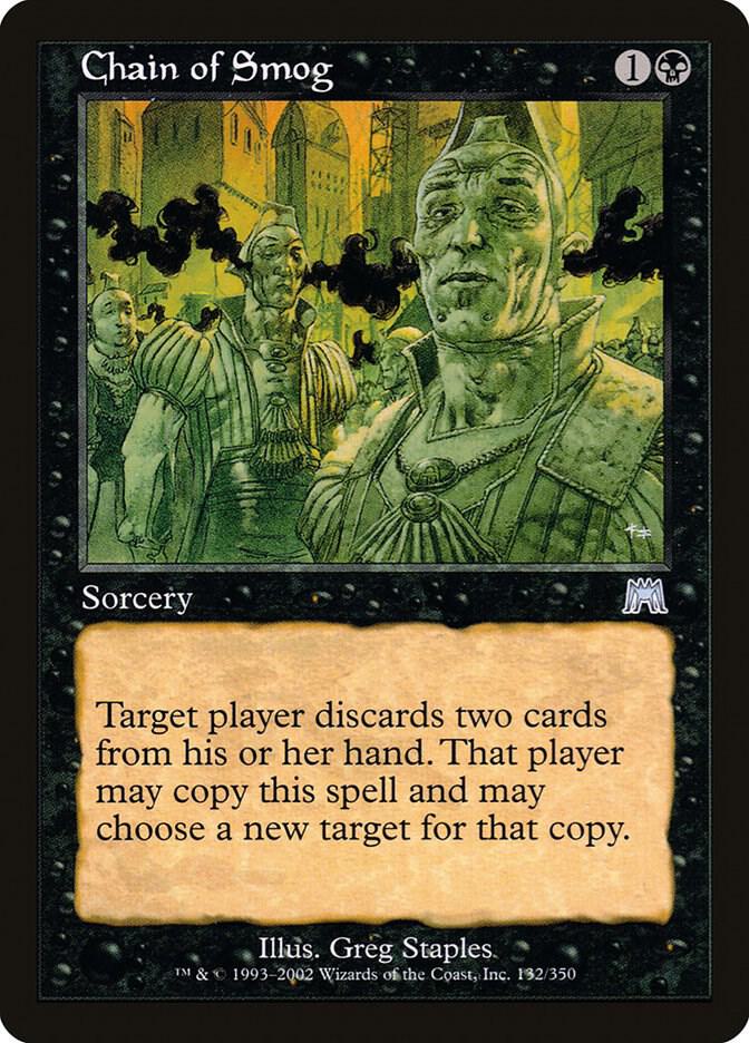 Chain of Smog 132 card from Onslaught