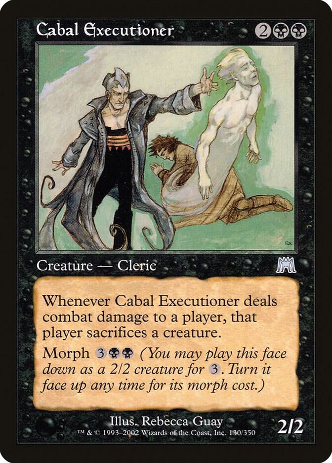 Cabal Executioner 130 card from Onslaught