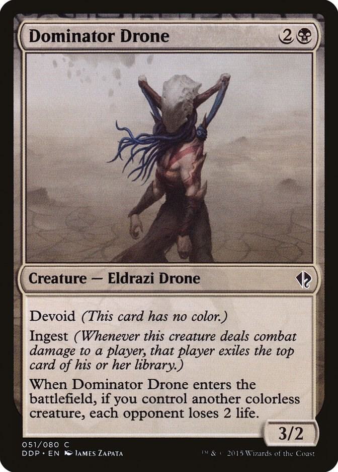 Dominator Drone 51 card from Duel Decks: Zendikar vs. Eldrazi