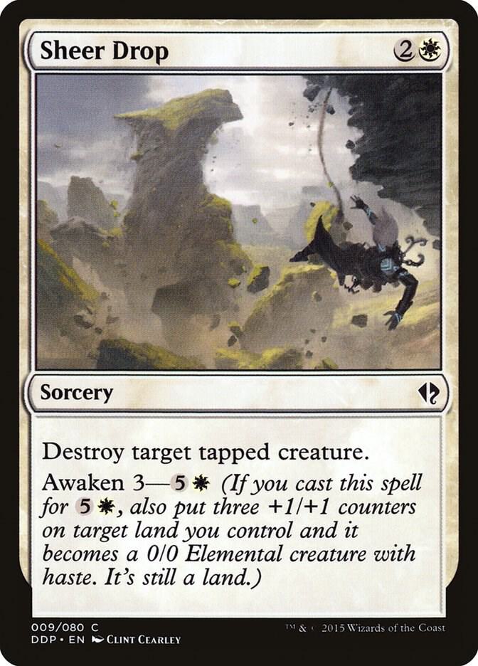 Sheer Drop 9 card from Duel Decks: Zendikar vs. Eldrazi