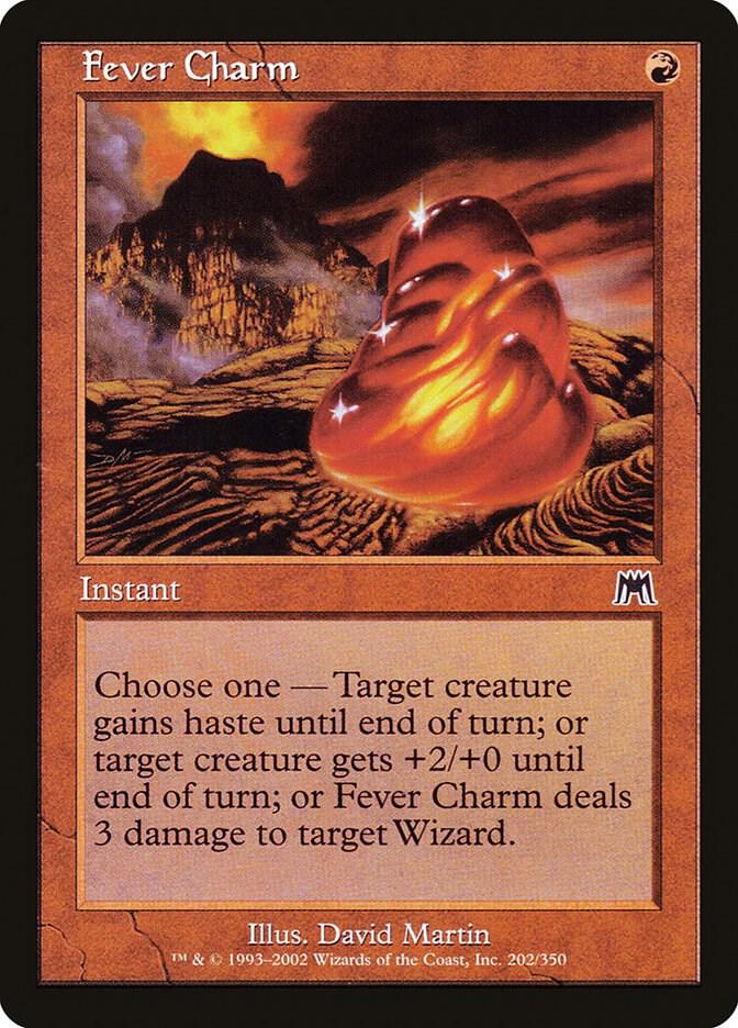 Fever Charm 202 card from Onslaught