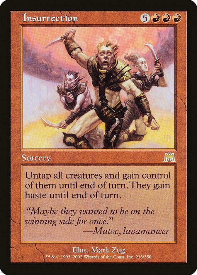 Insurrection 213 card from Onslaught