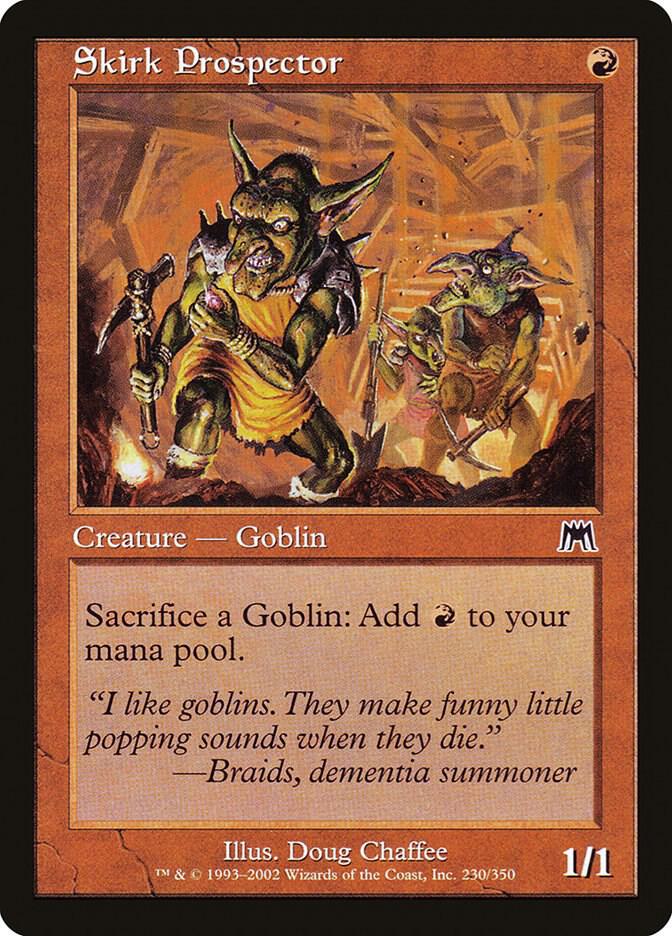 Skirk Prospector 230 card from Onslaught
