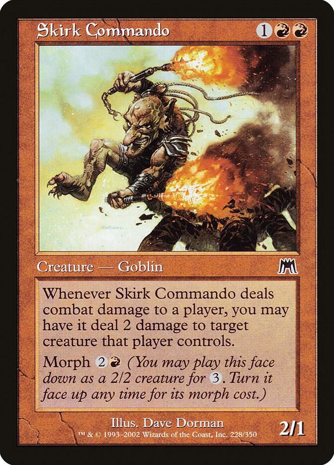 Skirk Commando 228 card from Onslaught