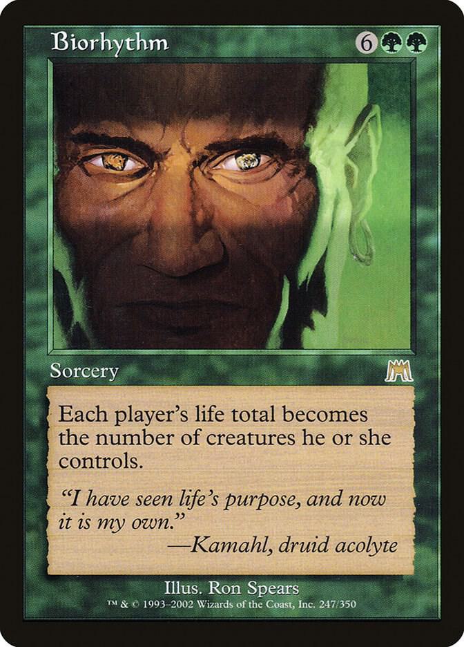 Biorhythm 247 card from Onslaught