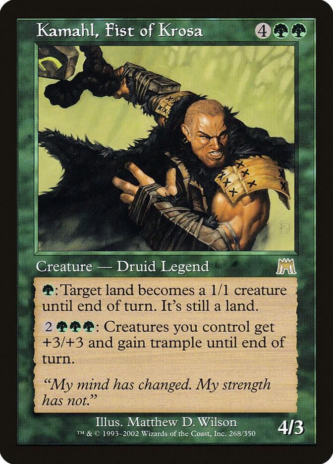 Kamahl, Fist of Krosa 268 card from Onslaught
